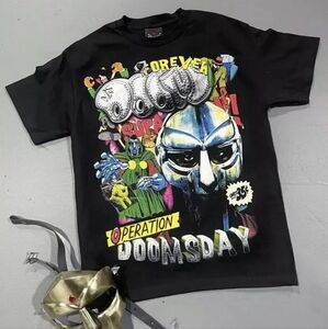 Deadstock Dbruze MF Doom Tshirt, Size Large (L), New, 24x30"